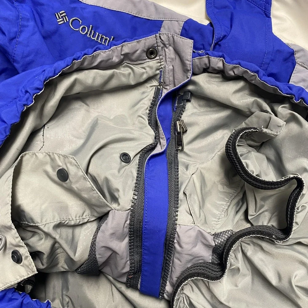 Columbia Jacket Mens‎ Large Blue Omni-Tech Whirlibird 3-in-1 Ski Snow Waterproof